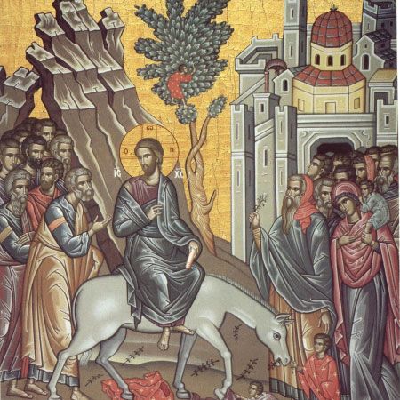 Floriile, intrarea lui Iisus Hristos in Ierusalim