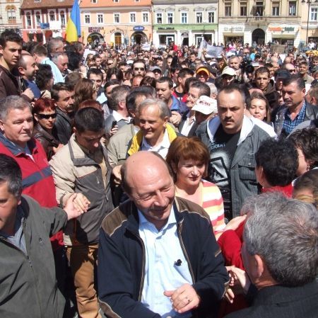 Miting pro-Basescu