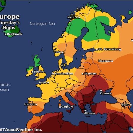 Canicula a paralizat sudul Europei