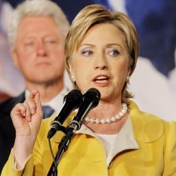 Hillary Clinton, evadata din plutonul candidatilor
