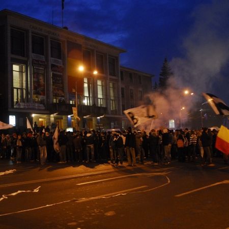 Manifestare anti-CFR la Cluj