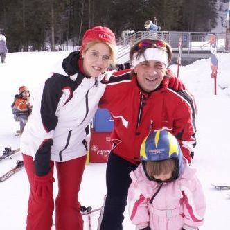 Raluca Moianu, lecţii de schi în Austria