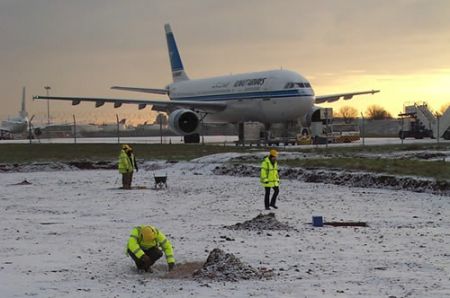 Aeroportul Heathrow, sub zăpadă