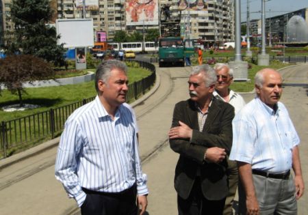 Videanu a rămas în pană cu tramvaiul