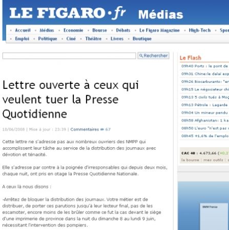 Greva "ucide" presa din Franţa