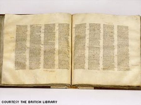 Cea mai veche Biblie din lume, pe internet