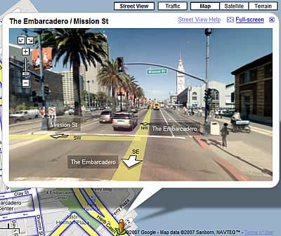 Google Maps, acum şi pentru pietoni