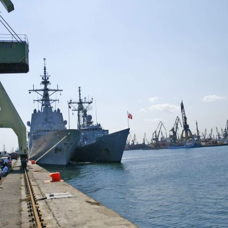 Nave de război NATO la Constanţa