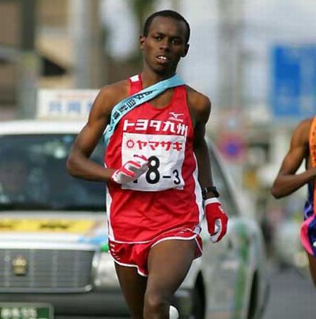 Podium african la maraton