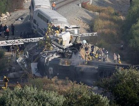 Accident feroviar în Los Angeles