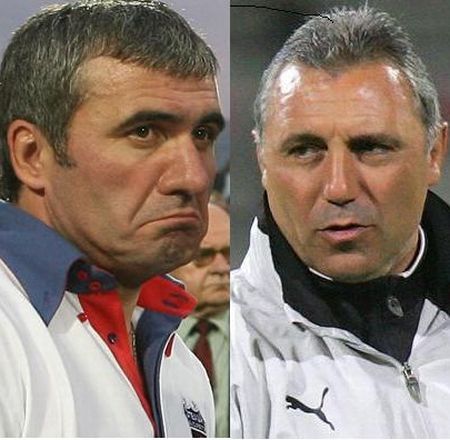 Comparaţi antrenorii Hagi şi Stoicikov!