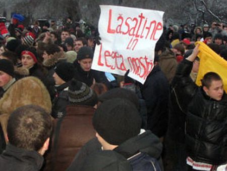 Protest anti-comunist la Chişinău