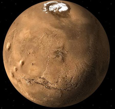 Marte, acoperit în trecut de un ocean