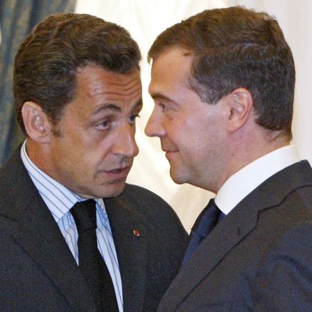 Medvedev şi Sarkozy, la summit-ul de la Nisa