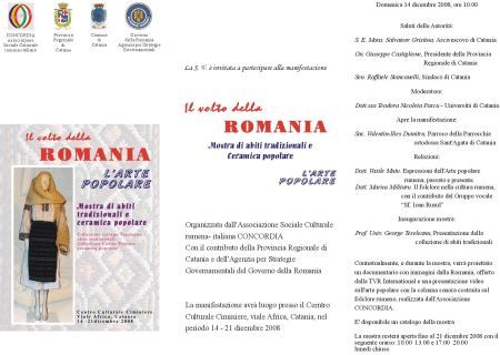 "Chipul României", în Italia