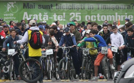 Revoluţie biciclistă la Timişoara