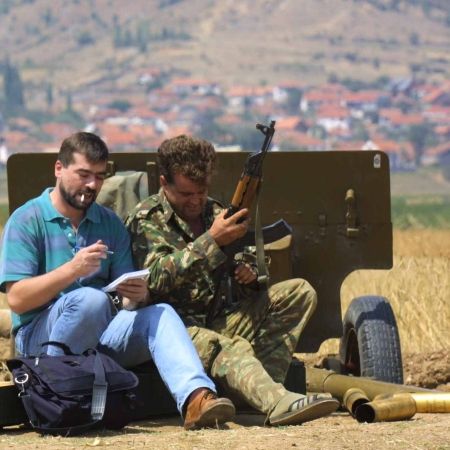 Românul din tranşeele AFP