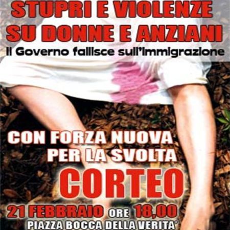 A început manifestarea din Italia împotriva românilor