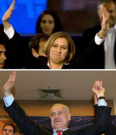 Duelul Livni-Netanyahu continuă şi după alegeri