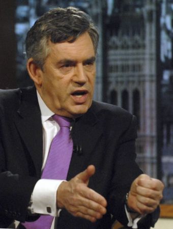 Gordon Brown, refuzat de Papă