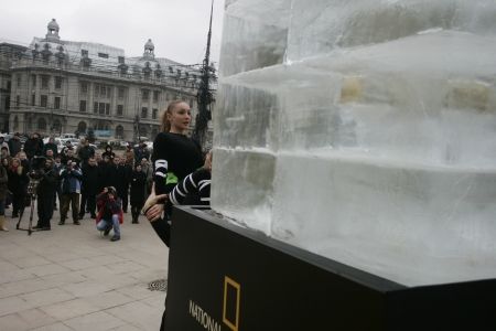 S-a topit „gheţarul“ din Piaţa Universităţii