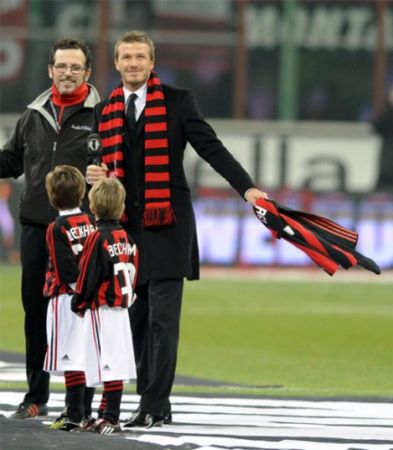 Beckham va juca la AC Milan până la sfârşitul sezonului