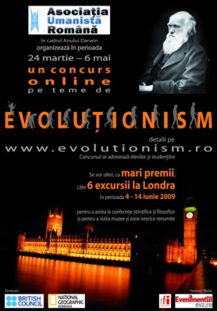 O excursie la Londra, premiu pentru cei pasionaţi de Darwin