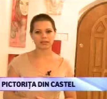 Pictoriţa care şi-a cumpărat castelul pe care îl desena | VIDEO