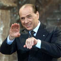 Berlusconi, admonestat de soţie