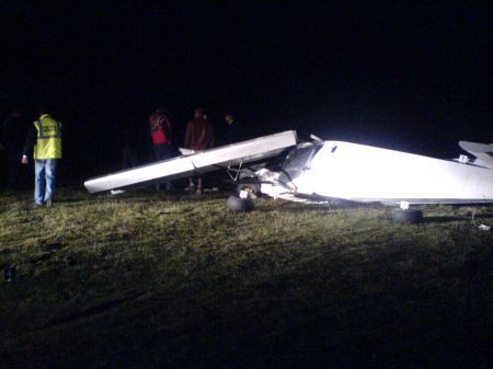 Incident aviatic la Arad
