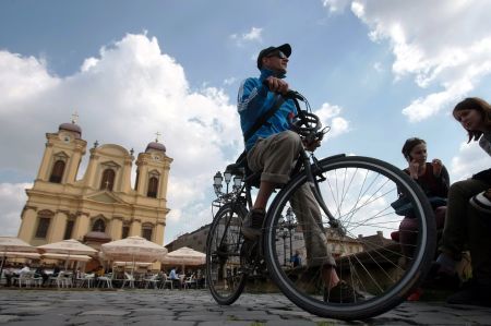 Verde pentru biciclete în pieţele Timişoarei