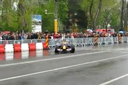 Coulthard a pilotat un monopost F1 la Constanţa
