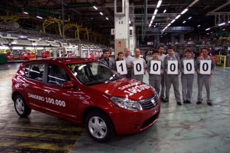 Dacia Sandero, la borna 100.000