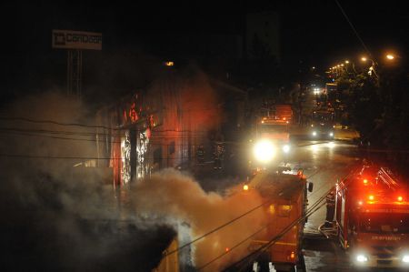 Incendiu puternic la Timişoara