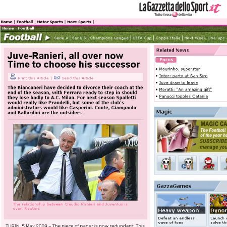 Ranieri, pus pe liber