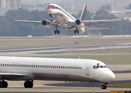 Avion Air France, oprit la Otopeni