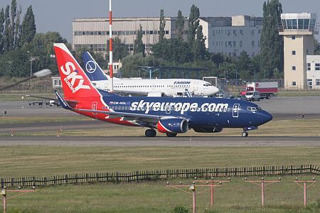 Avion Sky Europe sechestrat la Băneasa