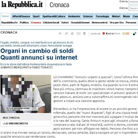 România, implicată într-un scandal cu trafic de organe