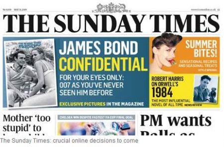 The Sunday Times îşi face site