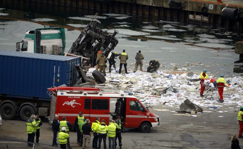 Accident de tren la Oslo