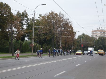 Bicicliştii ieşeni au pedalat la „Masa Critică”