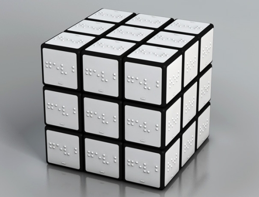 Cubul Rubik, versiunea Braille