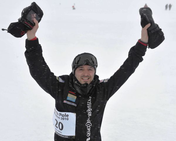 Românul Andrei Roşu, locul 15 la cursa de maraton de la Polul Nord