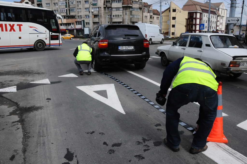 Un om de afaceri sibian a călcat un pieton