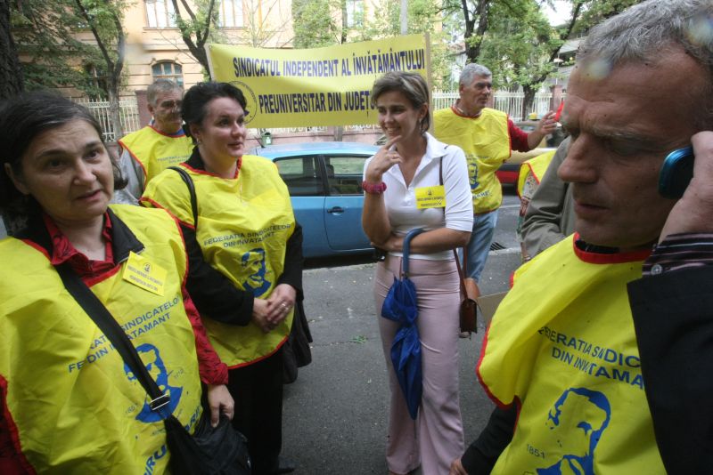 Profesorii vor protesta la Timişoara