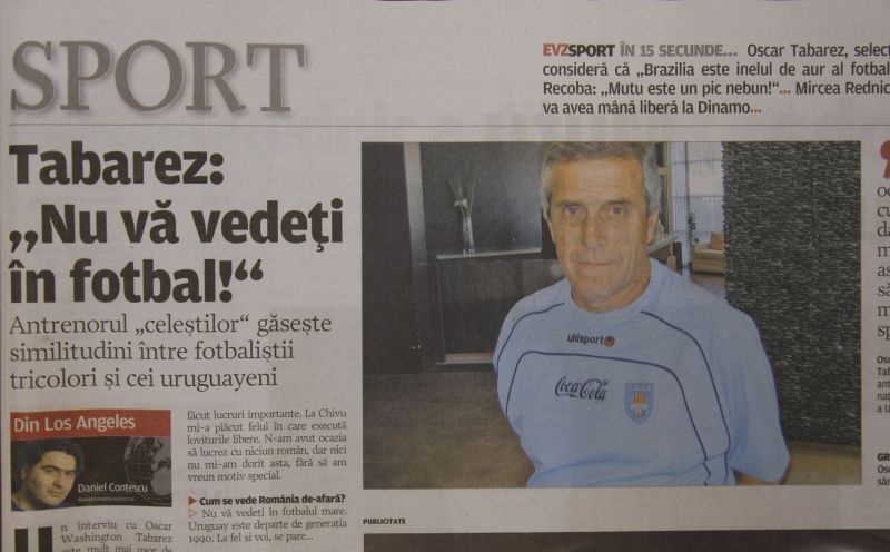 Tabarez ne-a dezvăluit secretele Uruguayului