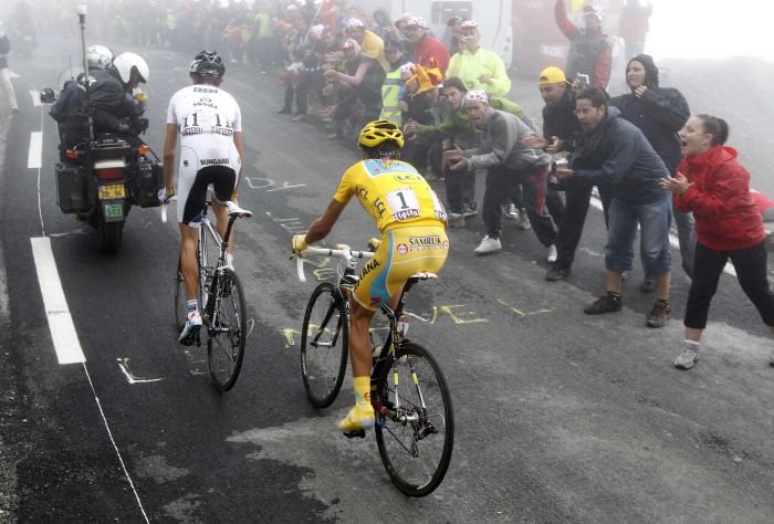 Turul Franţei: Schleck, victorie pe Tourmalet. Contador rămâne în galben