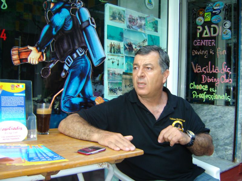 Vasilis Vasiliadis: „Scuba-diving este pentru oameni care vor să fie liberi”
