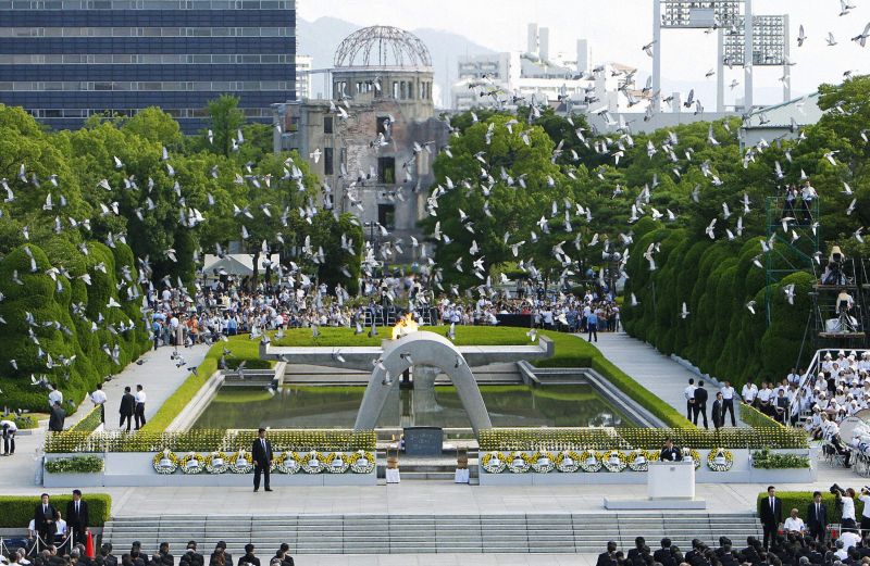 Americanii, pentru prima oară la comemorarea de la Hiroshima