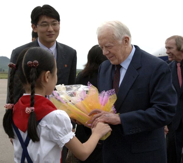 Jimmy Carter, în Coreea de Nord